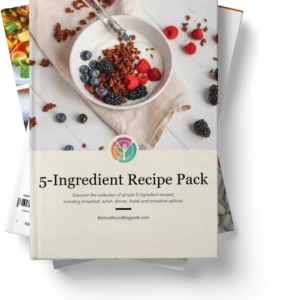 5 Ingredient Recipe Pack hard cover book stack