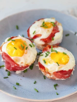 Bacon Wrapped Egg Cups