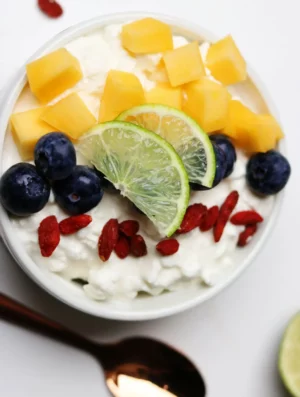 Cottage Cheese Fruit Bowl
