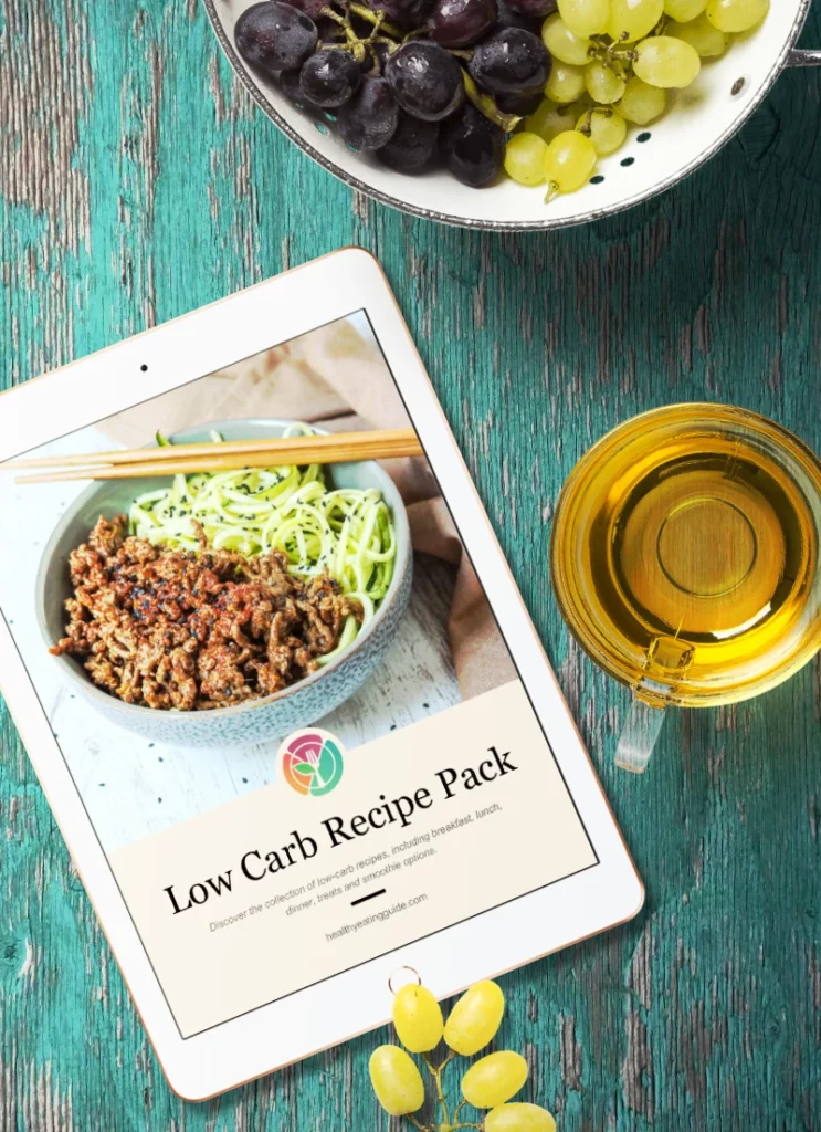 Low Carb Template on a IPad