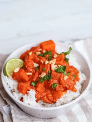 Red Sweet Potato Curry