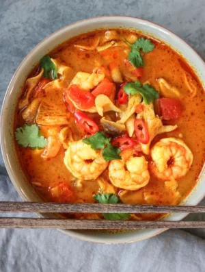 Tom Yum Soup With Shrimps