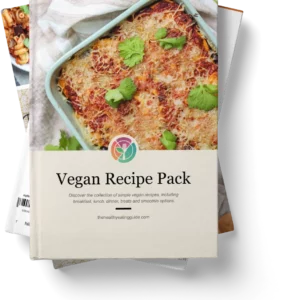 Vegan Recipe Pack hard cover book stack