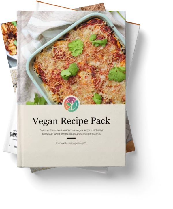 Vegan Recipe Pack hard cover book stack