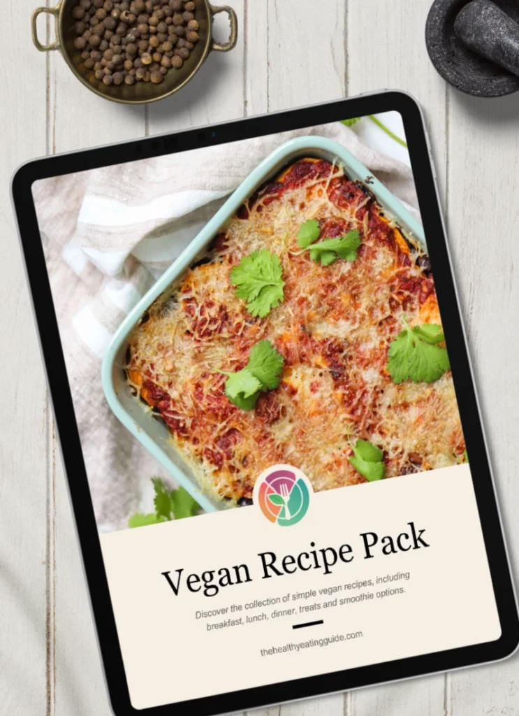 Vegan Recipe Pack ipad pro (12.9 inch) mockup