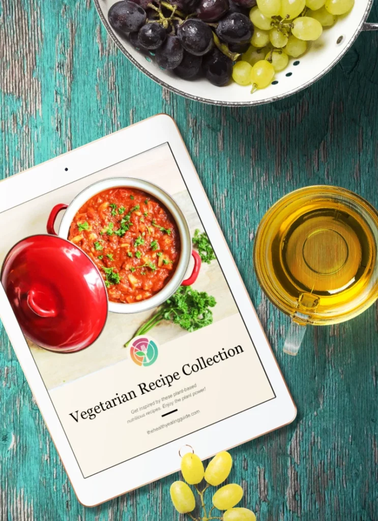 Vegetarian Recipe Pack ipad 9.7'' mockup scene