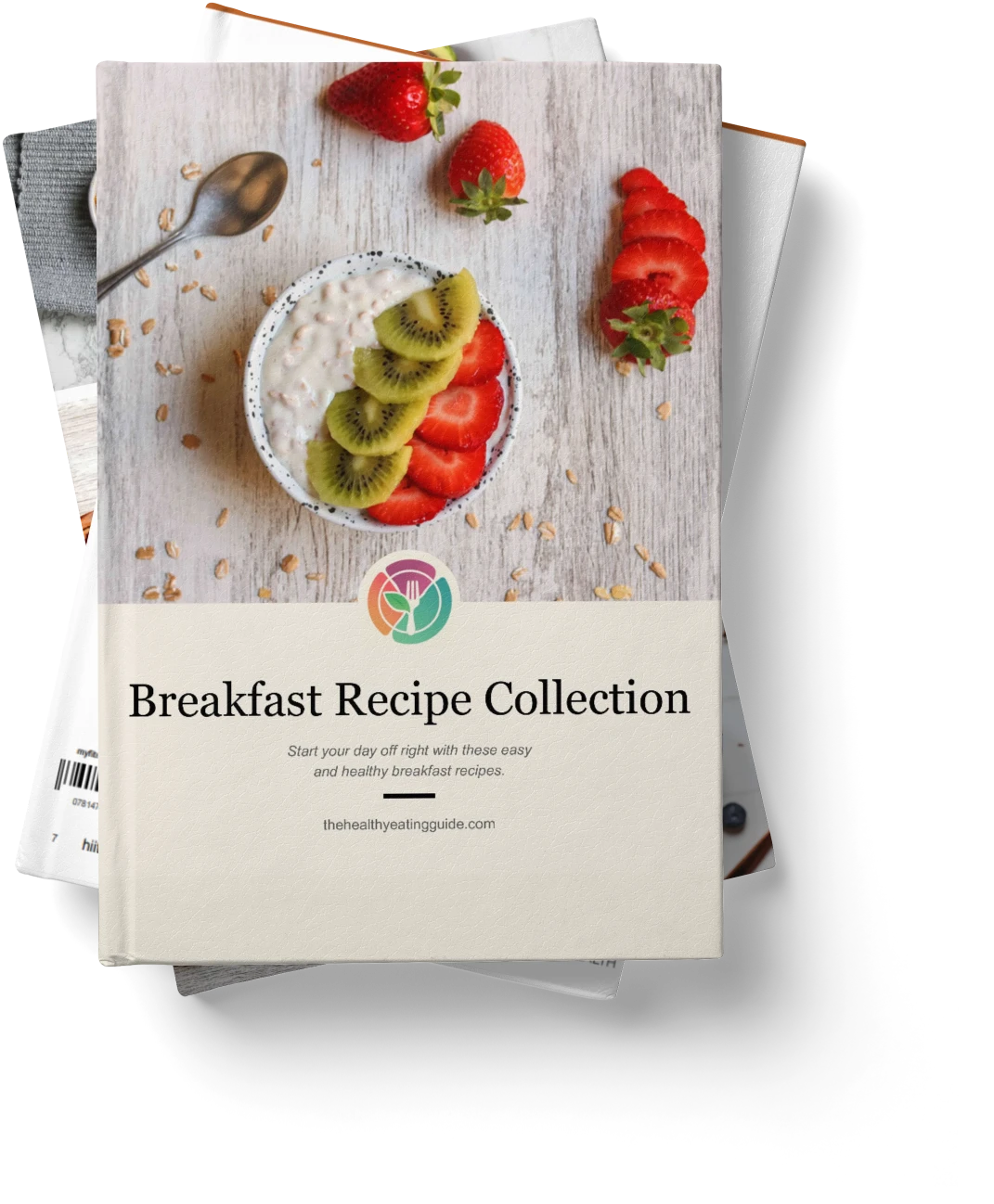 Breakfast Recipe Pack Hard Cover Book Stack