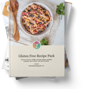 Gluten Free Recipe Pack hard cover book stack